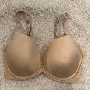 WACOAL 853281 Ultimate Side Smoother Underwire Contour Bra 36DDD EU 80F Nude